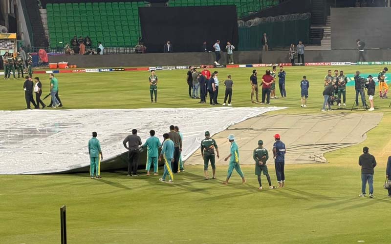 بارش کے باعث اسلام آباد یونائیٹڈ اور پشاور زلمی کا میچ منسوخ