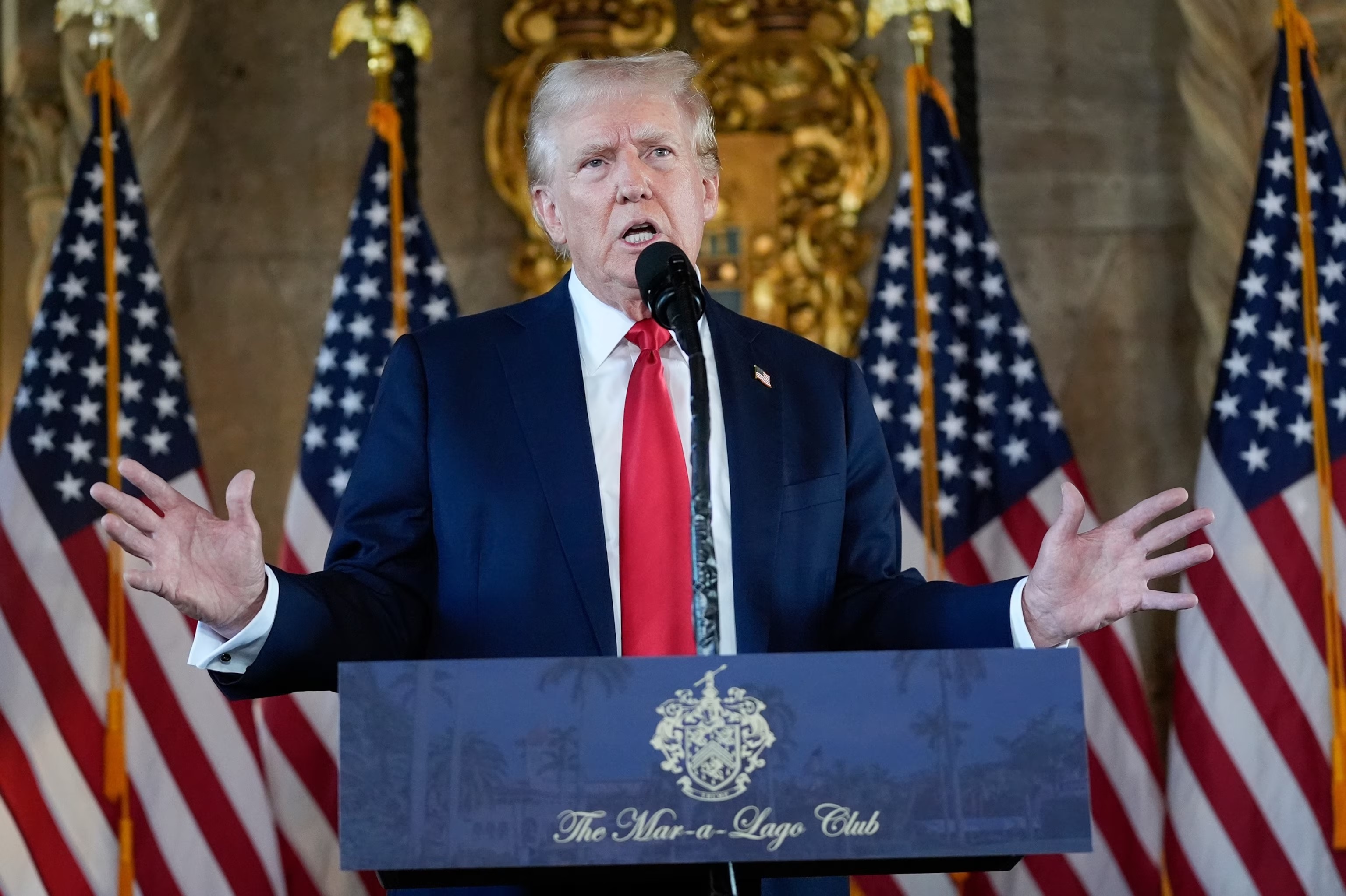 صدر ڈونلڈ ٹرمپ آج رات اہم پریس کانفرنس کریں گے