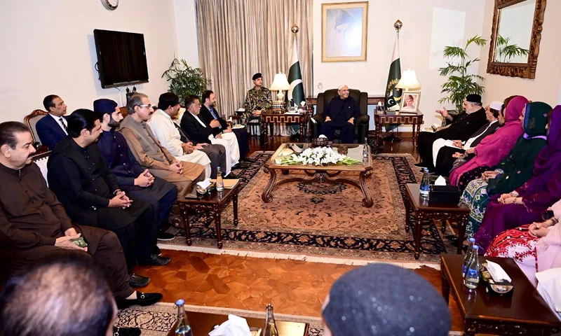 بلوچستان میں امن و ترقی کیلئے ریاستی کوششیں پوری قوت سے جاری ہیں، صدر مملکت