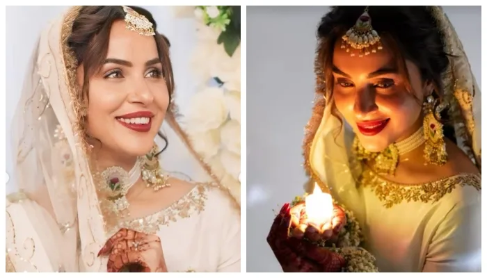 نمرہ خان نے شوہر کی جھلک دکھا دی، دوسری شادی کی تصاویر وائرل