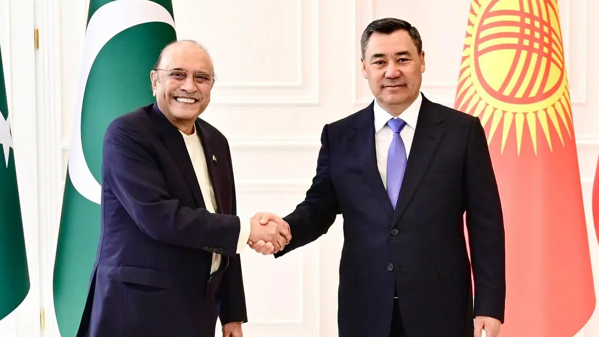 پاکستان اور کرغزستان میں تجارت، سرمایہ کاری اور اسٹریٹجک شراکت داری بڑھانے پر اتفاق