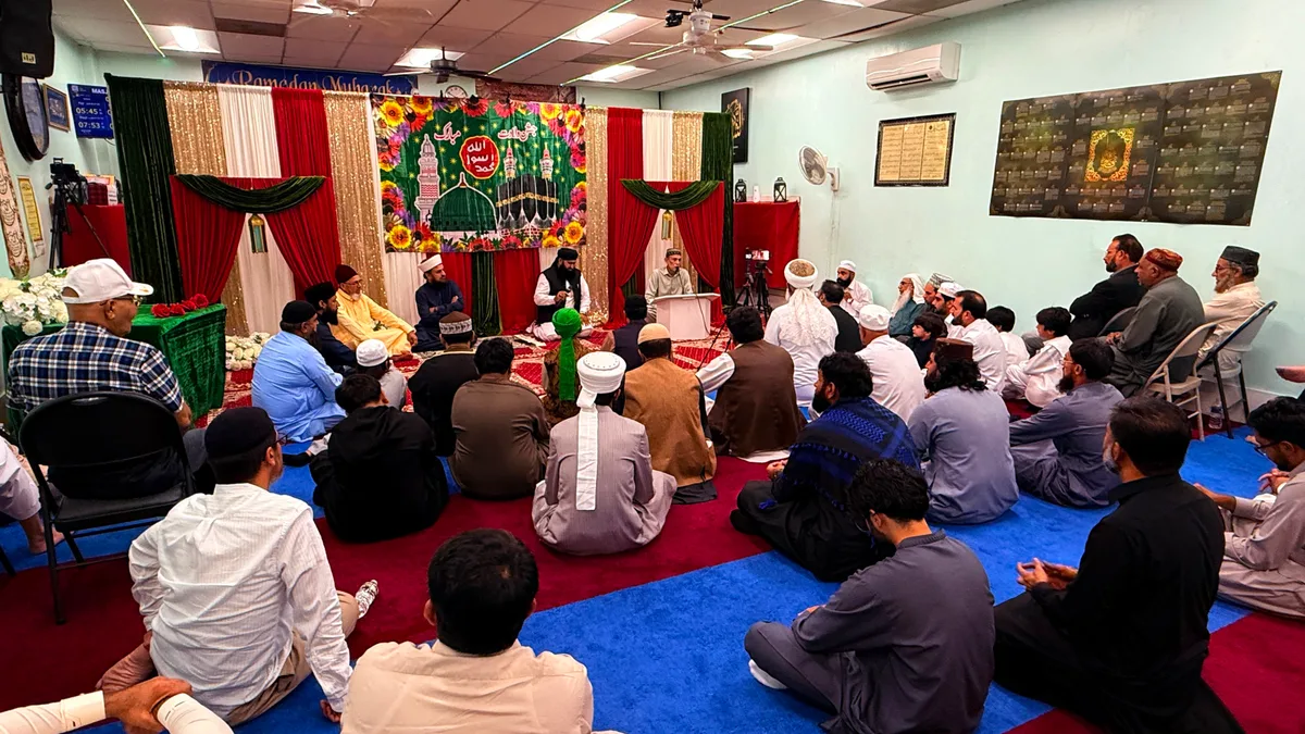 بالٹی مور میں جشنِ عید میلاد النبی ﷺ کی پروقار محفل، علماء و نعت خواں کی شرکت