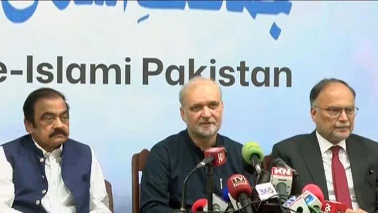 جماعت اسلامی کے دھرنے جاری رہیں گے، حکومت سے مذاکرات بھی ہوں گے: حافظ نعیم الرحمان