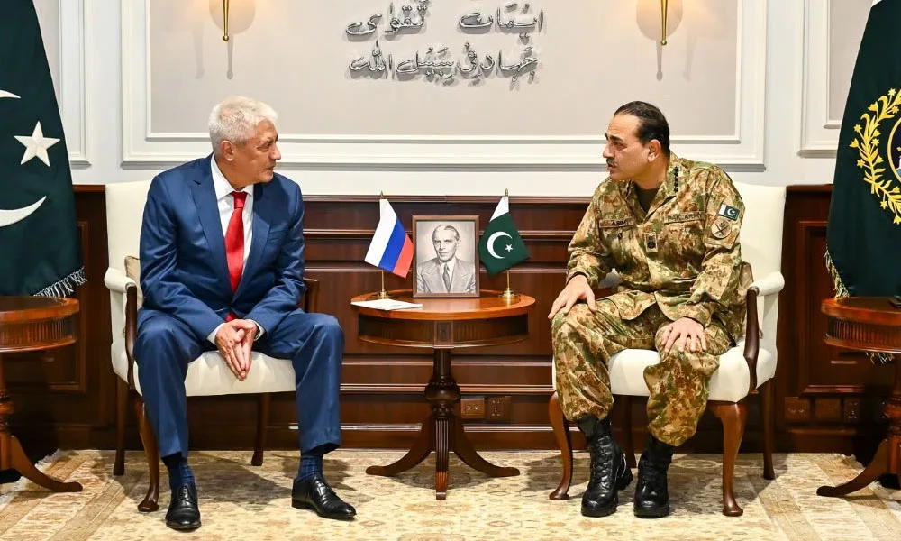 فیلڈ مارشل عاصم منیر سے روسی وزیر داخلہ کی ملاقات، سکیورٹی تعاون مزید مضبوط بنانے پر اتفاق