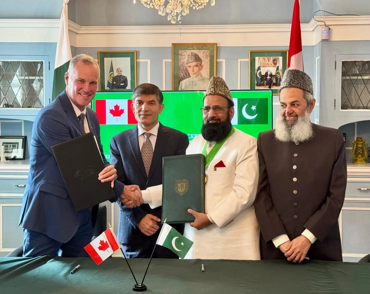 پاکستان اور کینیڈا کے طبی اداروں میں تعلیمی تعاون کا معاہدہ طے