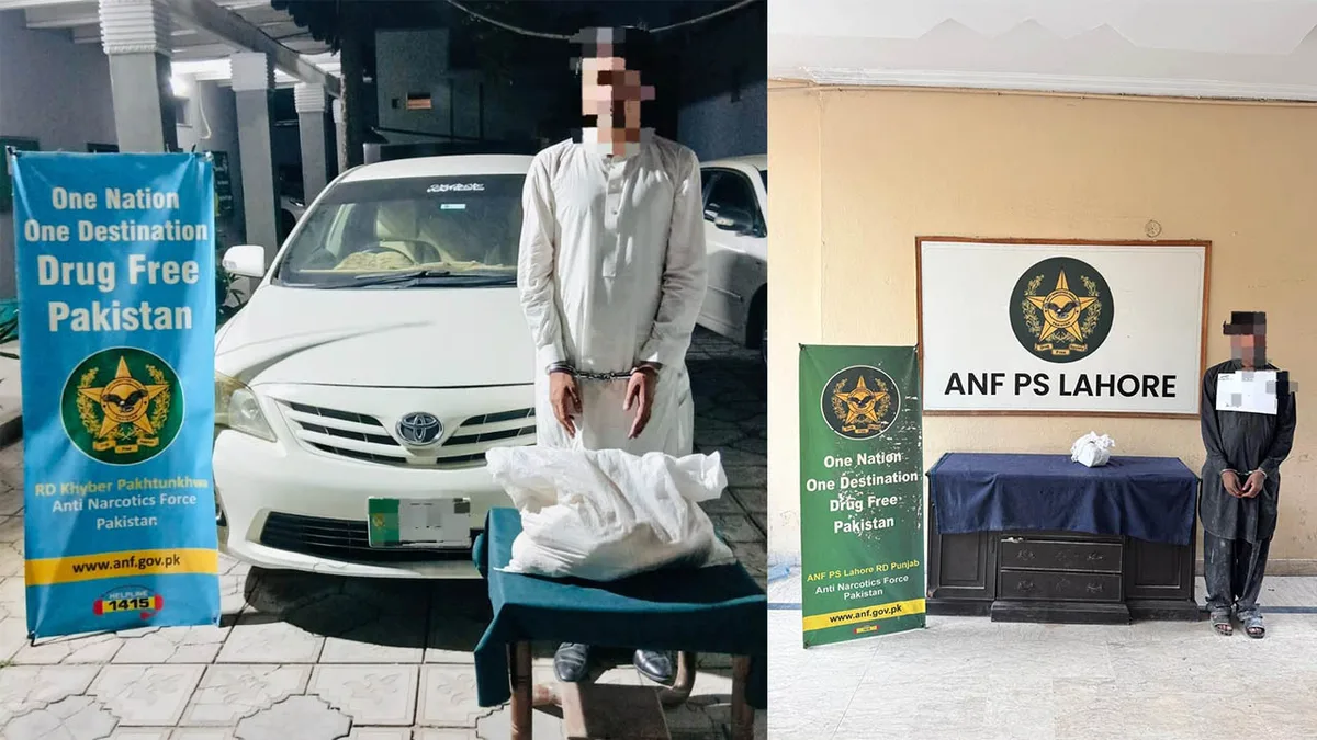 اے این ایف کی ملک بھر میں کارروائیاں، 188.6 کلو منشیات برآمد، 3 ملزمان گرفتار